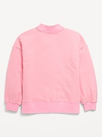 View large product image 3 of 4. Mock-Neck Tunic Sweatshirt for Girls