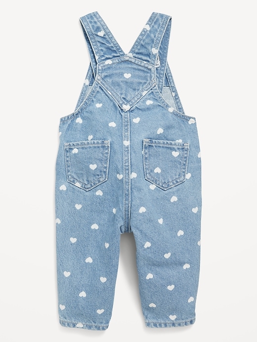 View large product image 2 of 2. Printed Jean Overalls for Baby