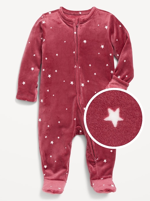 View large product image 1 of 2. Velvet 2-Way-Zip Sleep &amp; Play Footed One-Piece for Baby