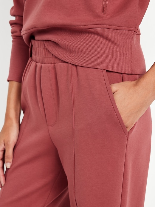 Image number 3 showing, High-Waisted Dynamic Fleece Trouser Pants