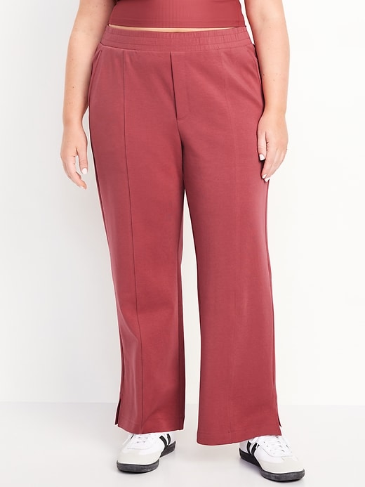 Image number 6 showing, High-Waisted Dynamic Fleece Trouser Pants