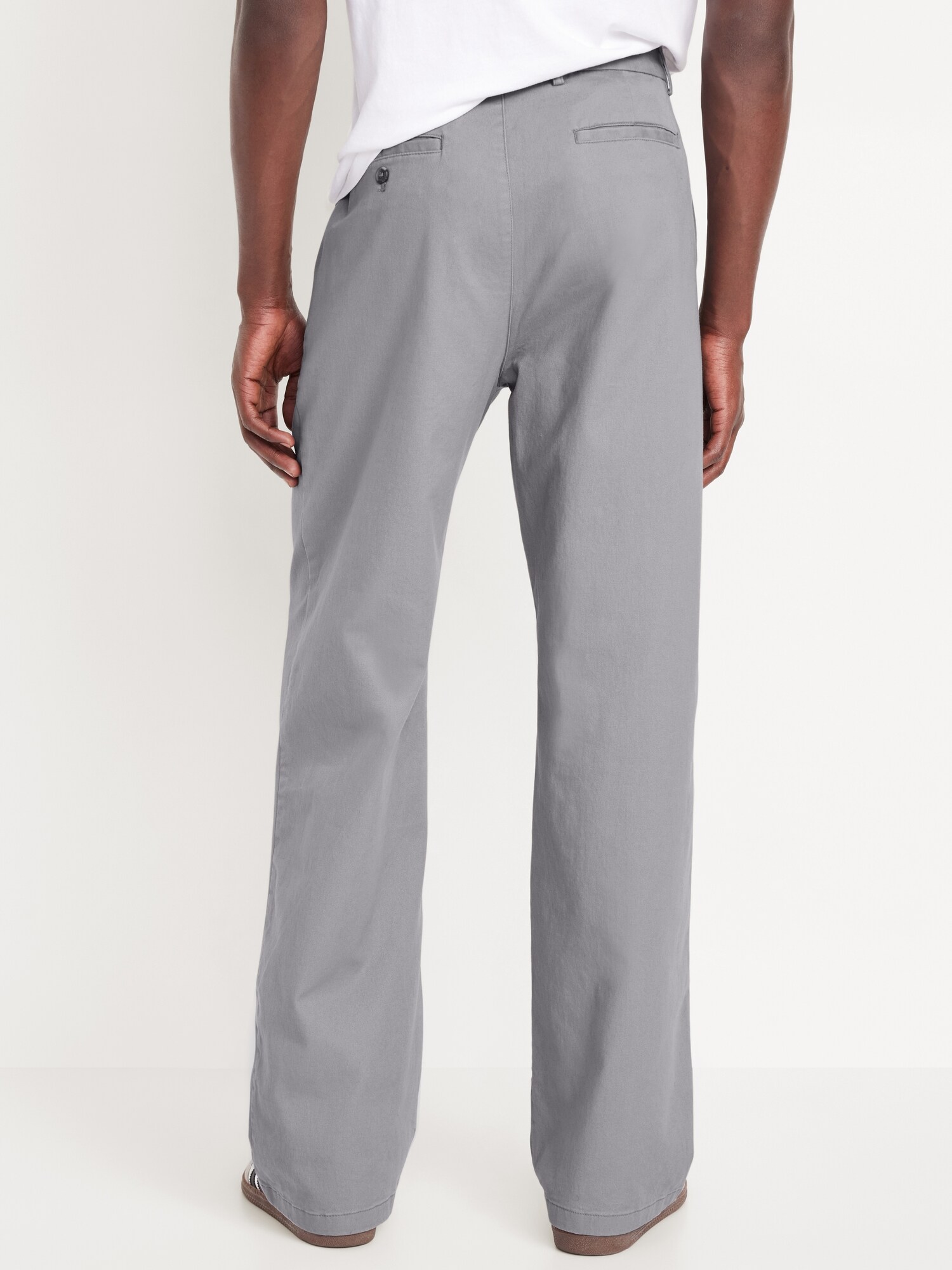 Мужские брюки Old Navy Baggy Built-In Flex Rotation Chino, цвет: Серый — фото 2