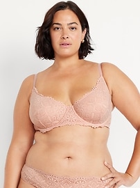 View large product image 7 of 8. Lace Balconet Bra