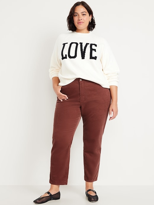 Image number 6 showing, High-Waisted OG Straight Corduroy Ankle Pants