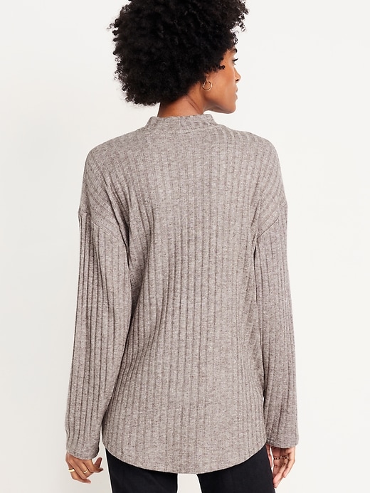 Image number 2 showing, Cozy Mock-Neck Tunic