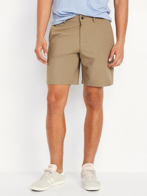 Tech Hybrid Chino Shorts -- 8-inch inseam - Kicking Up Dust