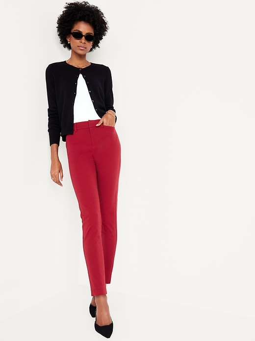 Image number 3 showing, High-Waisted Pixie Skinny Ankle Pants