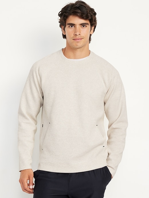 Image number 1 showing, Dynamic Fleece Textured Pullover