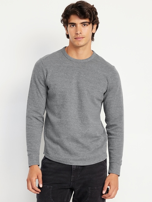 Image number 1 showing, Long-Sleeve French Rib T-Shirt