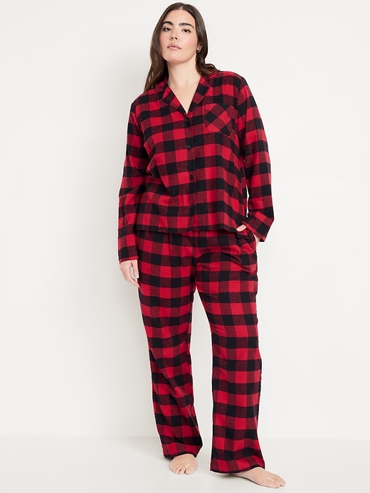 Image number 5 showing, Flannel Pajama Set for Women