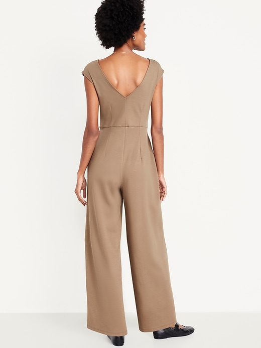 Image number 8 showing, Ponte-Knit Jumpsuit