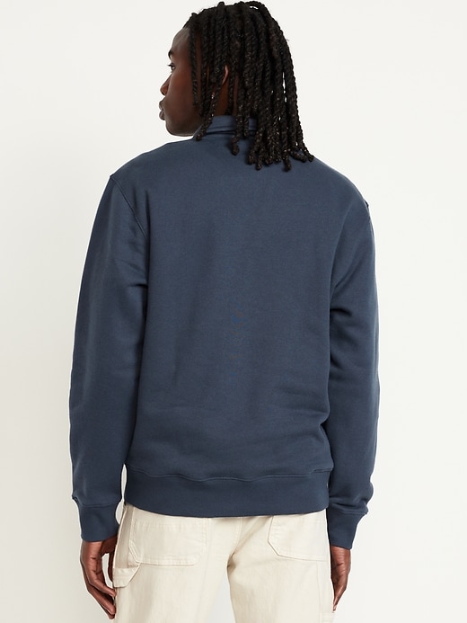 Image number 2 showing, Rotation Fleece Graphic Polo