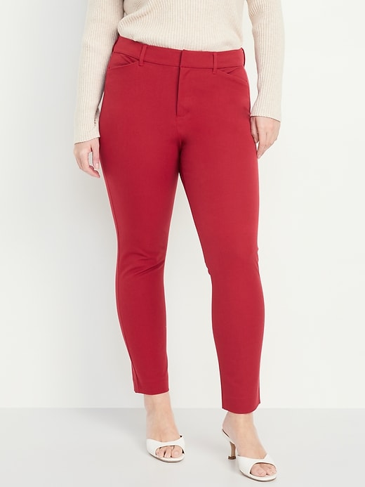 Image number 4 showing, High-Waisted Pixie Skinny Ankle Pants