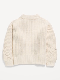 View large product image 3 of 4. Cozy Mock-Neck Chenille Sweater for Girls