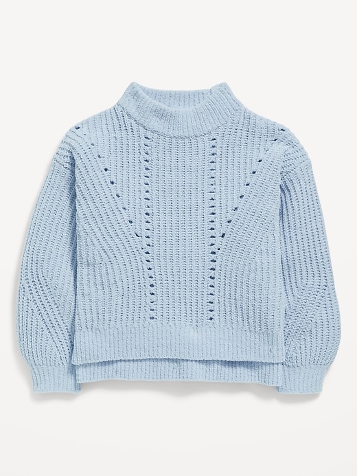 View large product image 2 of 4. Cozy Mock-Neck Chenille Sweater for Girls