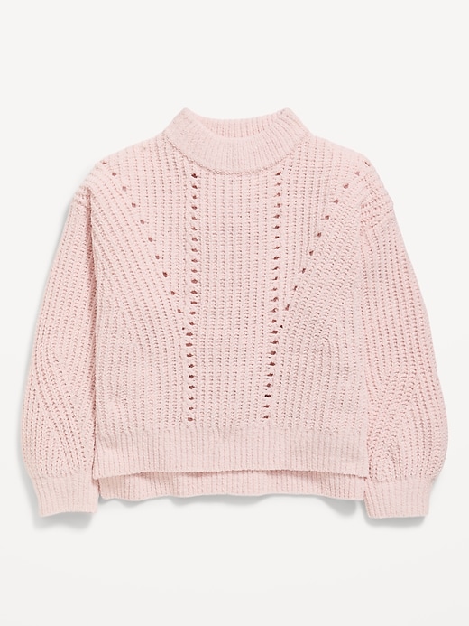 View large product image 2 of 4. Cozy Mock-Neck Chenille Sweater for Girls