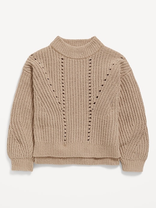 View large product image 2 of 4. Cozy Mock-Neck Chenille Sweater for Girls