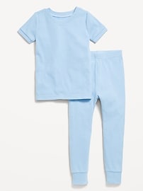 Image number 2 showing, Snug-Fit Ribbed Pajama Set for Toddler & Baby