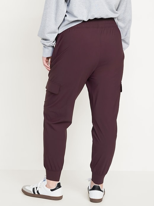 Image number 5 showing, High-Waisted SleekTech Cargo Joggers