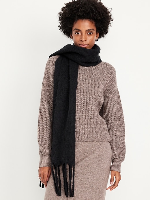 Image number 1 showing, Fringed Scarf