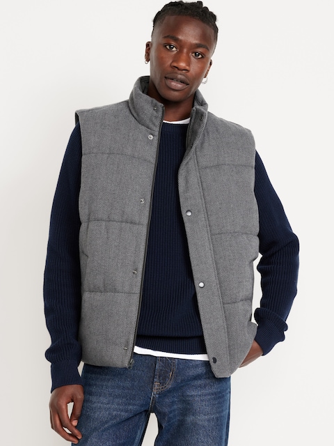Frost-Free Puffer Vest - Gray