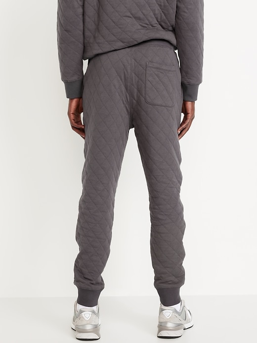 View large product image 2 of 4. Loose Quilted Fleece Joggers