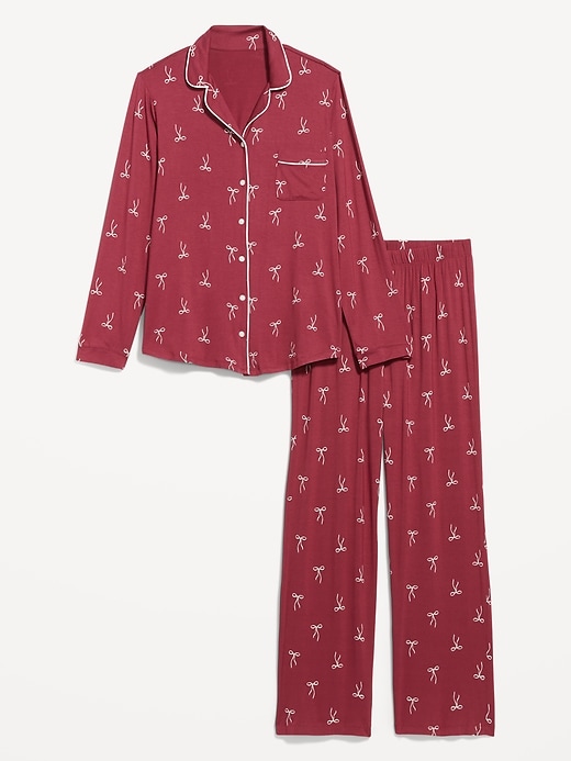 Image number 1 showing, Knit Jersey Pajama Pant Set