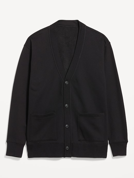 Image number 1 showing, Fleece Button-Front Cardigan