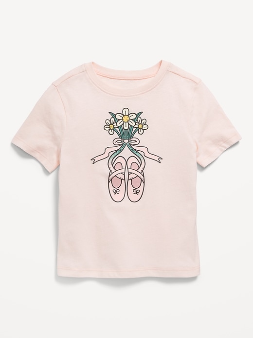 View large product image 1 of 1. Short-Sleeve Graphic T-Shirt for Toddler Girls