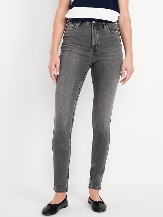 Image number 2 showing, Extra High-Waisted Rockstar 360° Stretch Super-Skinny Jeans