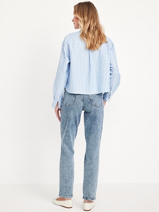 Image number 3 showing, High-Waisted OG Straight Ankle Jeans