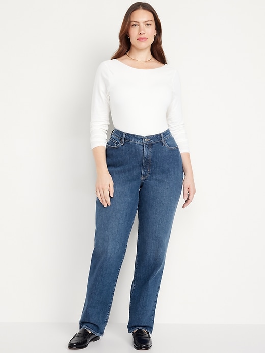 Image number 4 showing, Curvy High-Waisted OG Loose Jeans