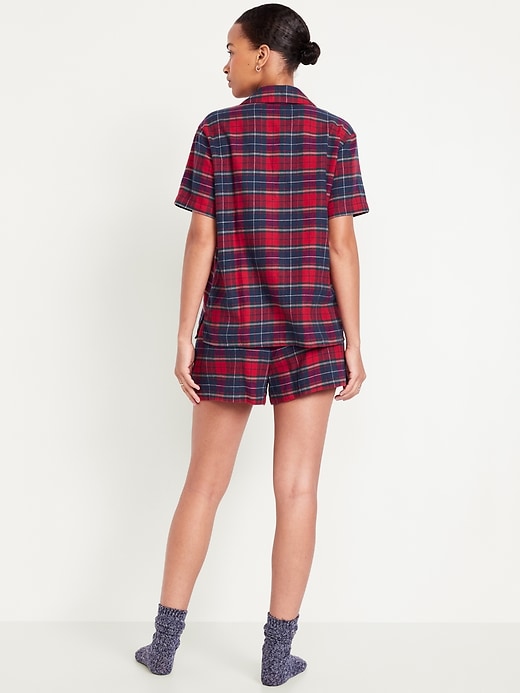 Image number 2 showing, Flannel Pajama Short Set