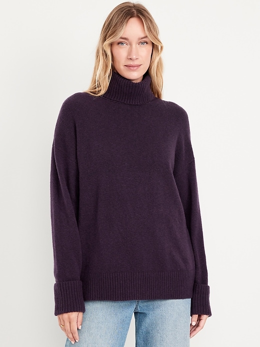 Image number 1 showing, SoSoft Turtleneck Tunic Sweater