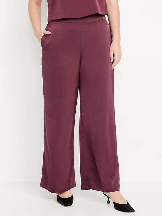 Image number 4 showing, High-Waisted Super Wide-Leg Pants