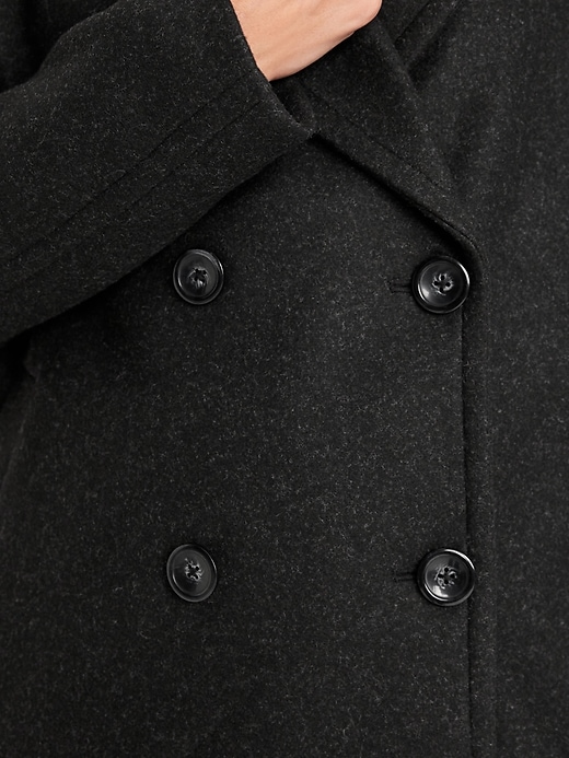 Image number 5 showing, Double-Breasted Pea Coat