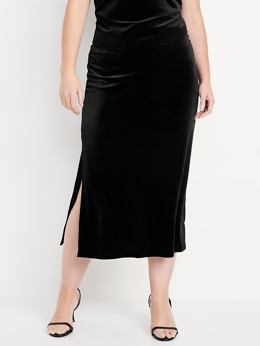 Image number 5 showing, Velvet Maxi Skirt