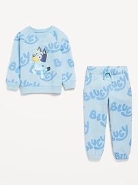 View large product image 3 of 4. Bluey™ Unisex Graphic Sweatshirt and Sweatpants Set for Toddler