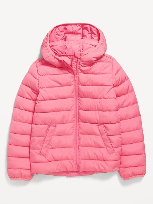 View large product image 2 of 3. Water-Resistant Narrow-Channel Puffer Jacket for Girls