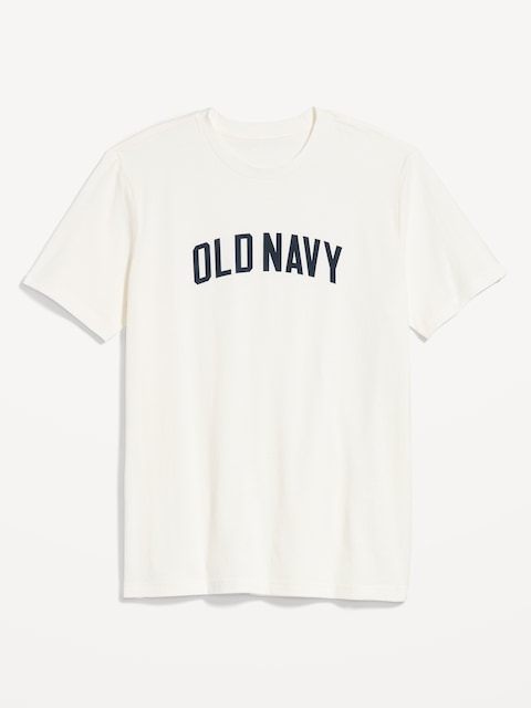 Logo-Graphic Crew-Neck T-Shirt - Sea Salt