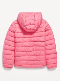 View large product image 3 of 3. Water-Resistant Narrow-Channel Puffer Jacket for Girls