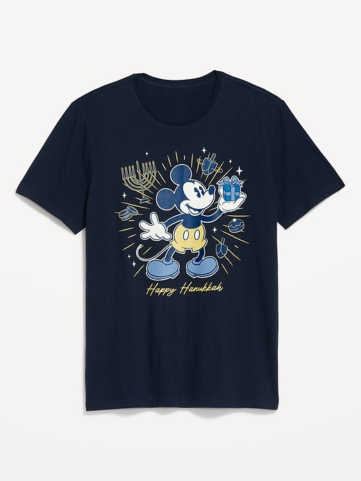 View large product image 1 of 1. Disney© Mickey Mouse Hanukkah T-Shirt