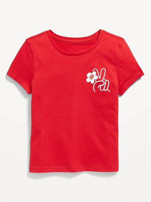 View large product image 1 of 1. Short-Sleeve Graphic T-Shirt for Girls