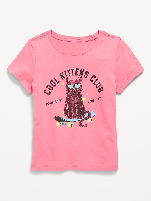 View large product image 1 of 1. Short-Sleeve Graphic T-Shirt for Girls