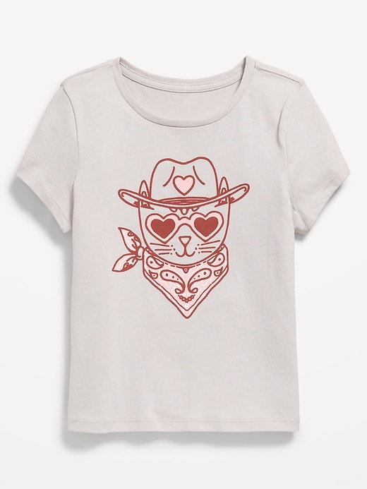 View large product image 1 of 2. Short-Sleeve Graphic T-Shirt for Girls