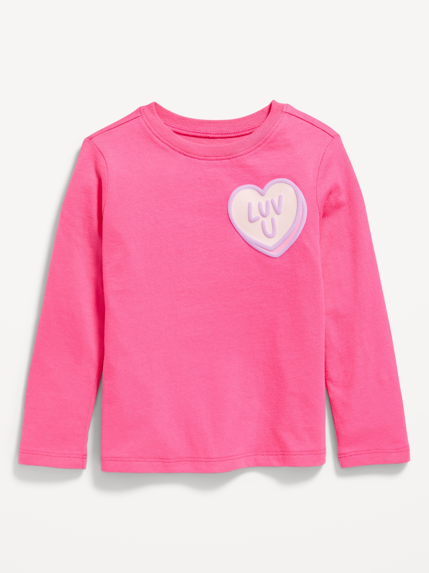 Long-Sleeve Graphic T-Shirt for Toddler Girls