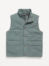 Image number 2 showing, Canvas Utility Vest for Boys