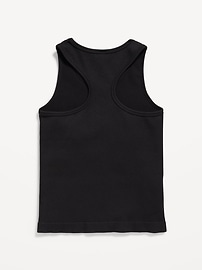 View large product image 4 of 4. Seamless Fitted Performance Tank Top for Girls