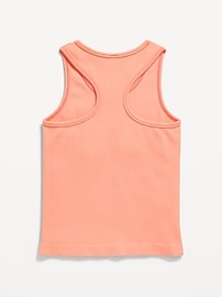 View large product image 4 of 4. Seamless Fitted Performance Tank Top for Girls