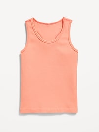 View large product image 3 of 4. Seamless Fitted Performance Tank Top for Girls